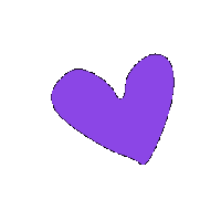 a spinning purple heart